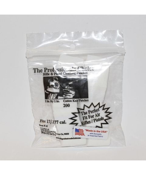 Pusselapper i Bomull nr.16: Kaliber.17 / .177 